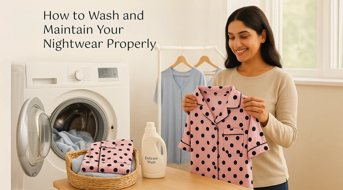how to wash and maintain nightwear