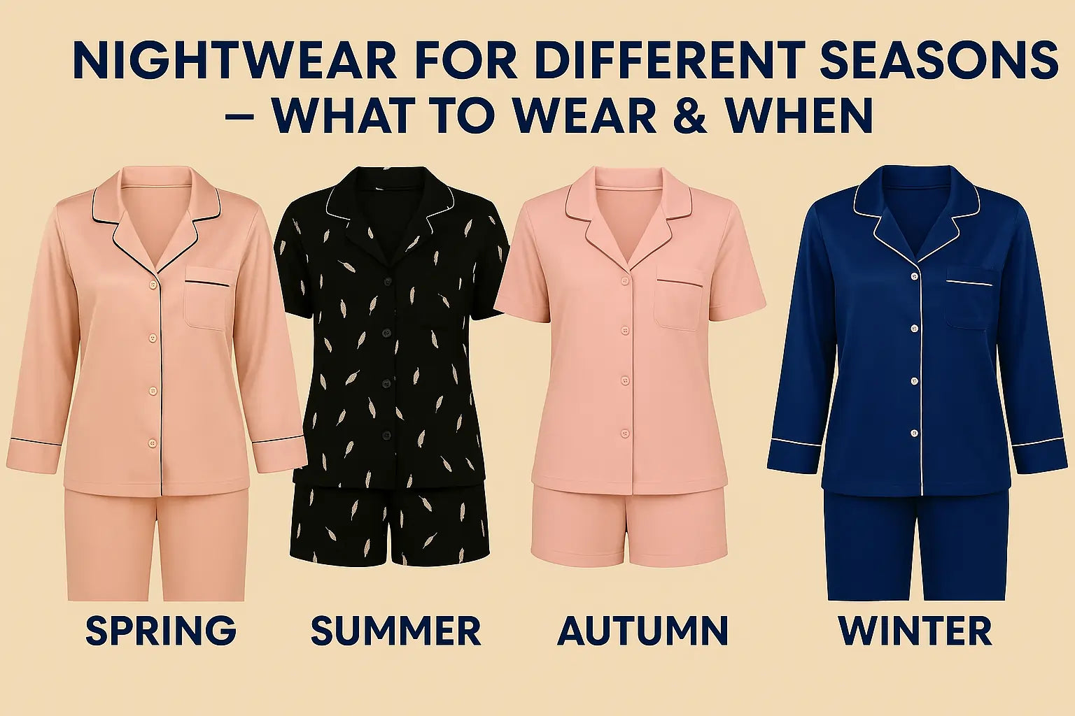 Nightwear for Different Seasons – What to Wear & When